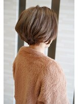 ムゥフ ヘアーアンドアイラッシュ(mouf hair&eyelash)&nbsp;【40・50・60代】白髪ぼかし×ミルクティーブラウンショート