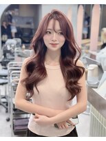 ロンドリゼル 札幌(Lond RiseL) 顔周り/小顔/レイヤー/髪質改善/韓国風巻き/ミルクティー/札幌