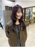 ラベンダーピンク　秋カラー　フォワード巻き☆
