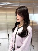 チョコレートブラウンカラー×レイヤーカット