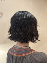 ラヴィズム 名駅店(LUVISM)&nbsp;ミディアム/ボブ/パーマ/レイヤー/顔周りレイヤー/艶カラー