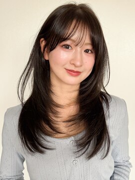 ビーチ(BEACH) イメチェン ピンクベージュ 前髪 大人ガーリー 似合わせカット