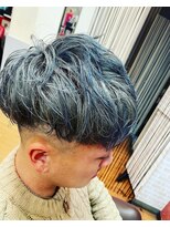 ルスト 成増店(Lust)&nbsp;#ブルーメッシュ#メンズメッシュ#メンズカット