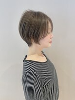 ルカ リノア(Luca lino:a) 丸みショート×透明感グレージュ