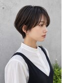 ショートカット×白髪ぼかし、ハイライト×縮毛矯正×髪質改善