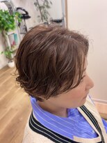 ユラギ(yuragi) yuragi竹内 丸みショート×ハンサムショートパーマ