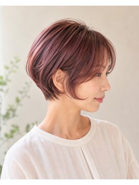 トリコバイフェイス (Trico by FACE) ショートカット/ショートボブ/白髪ぼかし/   30代/40代/50代