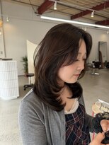 ニュイ 木更津(nuit)&nbsp;ダークパープル/ナチュラルショート/夏のヘアアレンジ/木更津