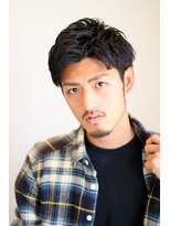 ノイセル(Noisyle)&nbsp;ワイルドアップバング ツーブロック　刈り上げショートスタイル