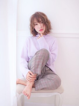 クレール 塚口店(CREER) 大人可愛いエアリーパーマ_ボブディスタイル_3