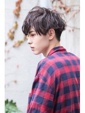 オースティン 錦糸町(AUSTIN) くせ毛風パーマ★ツーブロックショートレイヤー×ワイルドバング