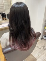サロン ド マゼンタ(Salon de Magenta) 裾カラー＋ピンク
