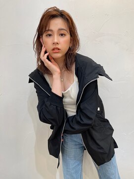 リベルタ(liberta) 小顔外ハネミディアム☆ネオウルフ☆20代30代40代くびれミディ