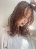 【神田安優奈】顔まわりレイヤーのニュアンスくびれヘア