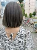 絶対に喜んでもらえるバレイヤージュ切りっぱなしボブ！