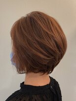 サンク ヘア アンド スパ パルシェ店(CINQ hair&spa) ピンクベージュショートボブ