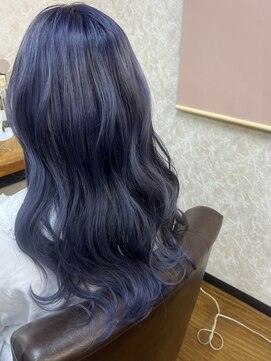 ヘアショップ ホップエム(HAIR SHOP HOP M) ネイビーラベンダー