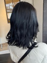 ルチカ(Luccica) 【Luccica】ブリーチなしカラー×ブルーブラック