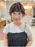 20代30代40代大人可愛いデジタルパーマナチュラルくせ毛風