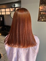 ナンバー リコ 名駅 ジャム 名古屋(N° rico JAM)&nbsp;オレンジブラウン　タッセルカット