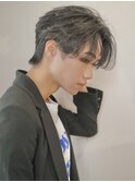 センターパート メンズヘア メンズカット 韓流ヘア 韓国風