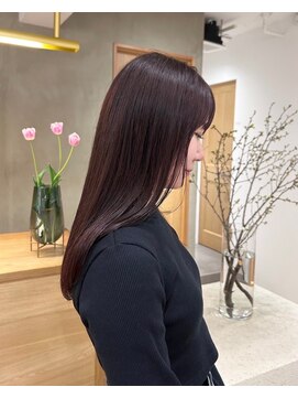 ローレンアオ(LOREN AO) ロング/艶髪/暖色カラー/ナチュラル/シンプル