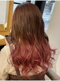 切りっぱなしボブ/ピンクブラウン/エアリーロング/美髪のススメ