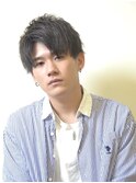 アップバングショート