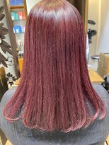 ヘアリゾート粋 新宿三丁目本店&nbsp;『関口』ブリーチカラー/ローズピンク