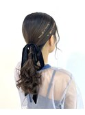 お呼ばれヘアセット