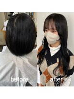 ガルボヘアー 桟橋店(garbo hair)&nbsp;プルエクステエクステ20代30代40代黒髪ロング