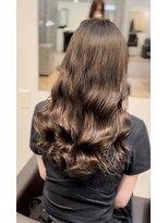 ジエクト カナウ(The Ect canow)&nbsp;コテ巻き風パーマ 韓国風パーマ レイヤーパーマ 顔周り