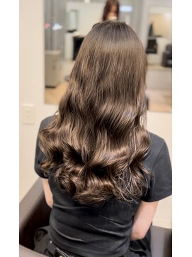 ジエクト カナウ(The Ect canow) コテ巻き風パーマ 韓国風パーマ レイヤーパーマ 顔周り