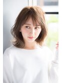 大人可愛いひし形シルエットデジタルパーマ