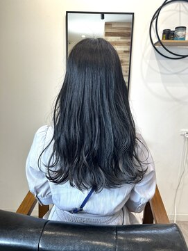 モイヘアー(moi hair) ブルーブラックカラー