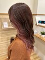 アグ ヘアー アイナ いわき2号店(Agu hair aina) インナーカラー暖色系