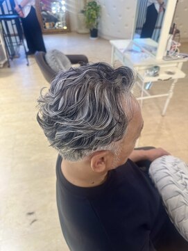 グラマラス GLAMOROUS ニュアンスパーマ×ローライト