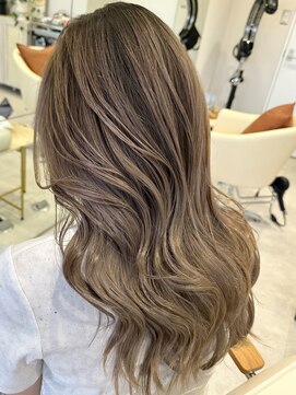 スティロ(stylo) ハイライトカラーグレージュベージュケアブリーチダブルカラー