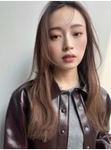 【MINX】くびれヘア+くすみベージュハイライトカラー_銀座