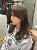 ショコラブラウン/ローレイヤー/ブリーチあり/恵比寿/代官山