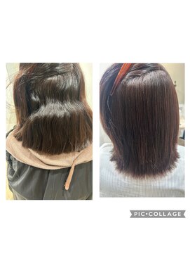 スープル オオブ(SOUPLE.obu) 【髪質改善x縮毛矯正】SILKストレート