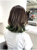 エンドカラー×グリーン