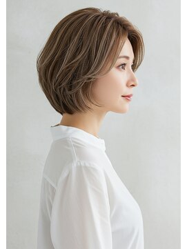 ザ デイ 銀座(The Day) ゴールドベージュの白髪ぼかしハイライト