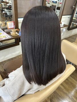 ジッピー ヘアーコレクション メテオ髪質改善カラー大人ピンクブラウン　グレイカラー