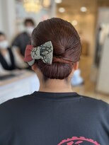 ルシードスタイル　ムースユイット(LUCIDO STYLE mousse8)&nbsp;【お祭りヘア】夜会風シニヨン