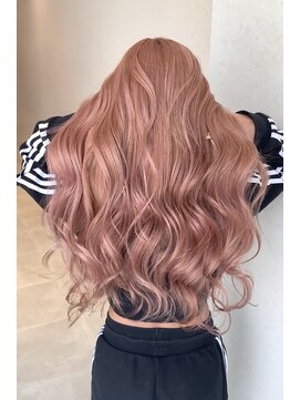 ラグーン(LAGOON) ホワイトピンクベージュ/ケアブリーチ/バレイヤージュ/ピンク