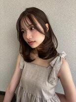 ボタン ハカタ(VOTAN hakata)&nbsp;ベージュ/ミディアム/ミディアムレイヤー/ブリーチなし