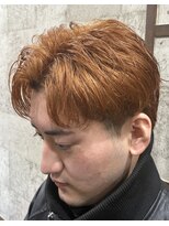 シザーズ(SCISSORS)&nbsp;ブリーチカラー/メンズカラー/オレンジベージュ/メンズ/眉毛