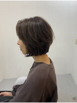 ソイクフ 高田馬場店(SOY-KUFU) 20代30代40代◎小顔に見えせる似合わせカットオリーブグレー