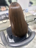 ボネッカ 鶴見(BONECCA)&nbsp;ロングレイヤーカット×王道明るめブラウンカラー